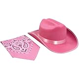 Aeromax Junior Cowboy Hat with Bandanna - Pink
