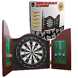 Tournament Game Room Dart Set - Bristle Board - Sporting Goods > Darts > Boards