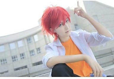 Monthly Girls' Nozaki-kun Mikoto Mikoshiba Red Cosplay Wig