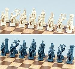 Greek Mythology Chess Set, King:3-1/4" - Chess Chessmen