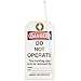 Brady "Danger" Tag, Heavy Duty Polyester, 5-1/2" Height, 3" Width