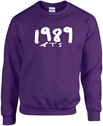 1989 Seagull Pullover Sweatshirt Purple (Small)