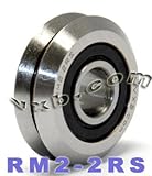 RM2-2RS 3/8 V Groove Guide Bearing Sealed Ball Bearings