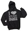 I Heart (Love) Boys Who Sparkle Glitter Printed Sweatshirt