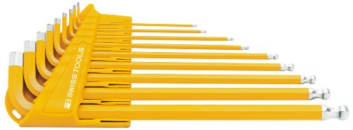 PB Swiss PB 212L HC-10Ye 9 Piece Yellow Hex Key Set
