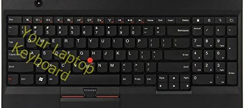 HYAIT 1Pcs Colorful Silicone Keyboard Protector Skin Cover for ThinkPad E530/530C/535/540/545/531/535 S5/531 T540P SEMI-BLACK