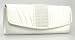 Edle Clutch Tasche Brauttasche Abendtasche Ivory Creme