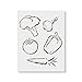 Vegetables Stencil Template - Reusable Stencil with Multiple Sizes Available
