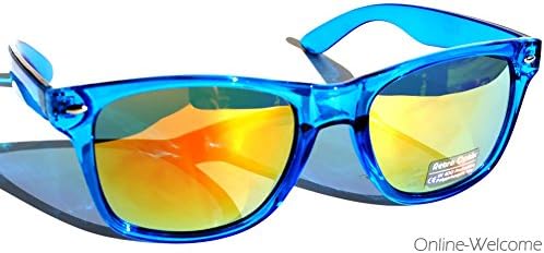 Sunglasses (OnlineWelcome) (Mirror-Blue-Yellow-Lens)