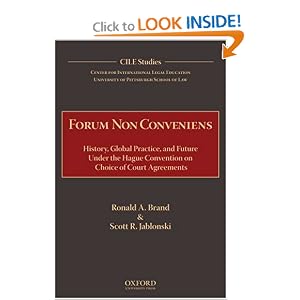 Forum Non Conveniens: History,