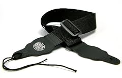 Black 'Nylon Series' Nylon Guitar Strap for Electric/Acoustic/Bass Guitar
