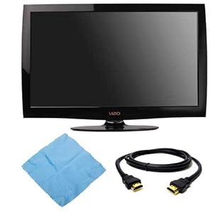 Vizio 37 Inch Razor 1080P Full HD 60HZ LED LCD HDTV Model M370NV Plus Accessory Bundle