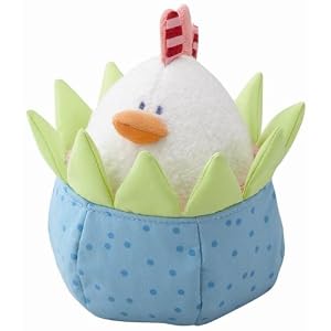 Haba Cozy Chicken Clutching Toy