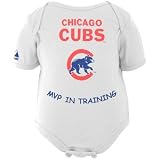 Newborn Chicago Cubs ``MVP In Training`` Onesie