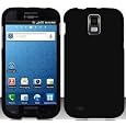 Black Hard Snap On Case Cover Faceplate Protector for Samsung Hercules T989 Galaxy S2 T-Mobile