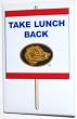 Boar's Head Pin Back Button, Take Lunch Back (1 Each)