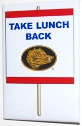 Boar's Head Pin Back Button, Take Lunch Back (1 Each)