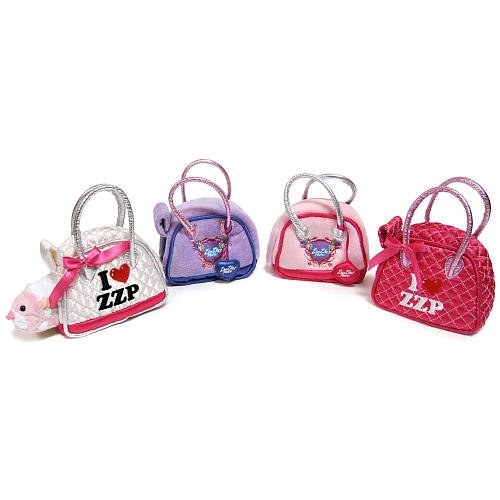 Zhu Zhu Pets Accessory Deluxe Pet Carrier Pink I Heart ZZP