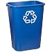 Rubbermaid Commercial Deskside Recycling Container with Universal Recycle Symbol, Rectangular