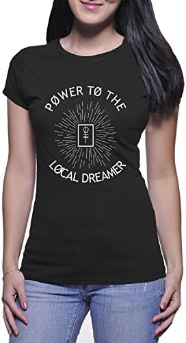 Twenty One Pilots Power To The Local Dreamer Women T shirt Black Medium