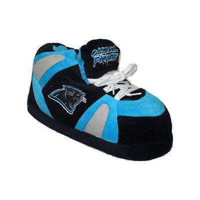 Carolina Panthers Slipper Size: 8-9.5, Color: Blue / Black