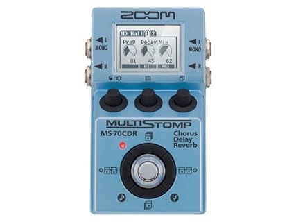 ZOOM 驚異のマルチ・ストンプ 空間系エフェクト MS-70CDR