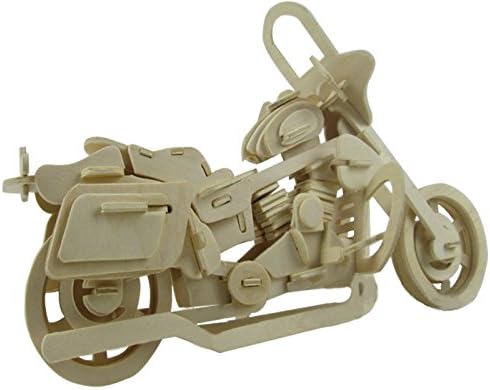 Very cool simulation model motorcycle 3D wooden puzzle, the eternal classic