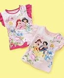 Disney Princess Little Girl Ruffle Sleeve Tee