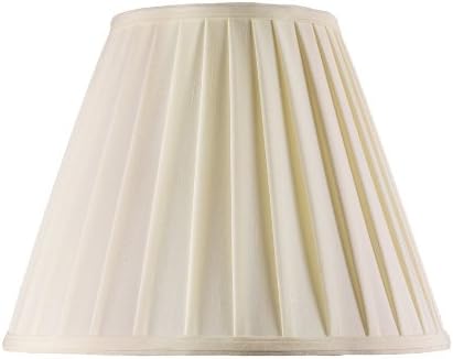 Unique Design S515 Off White Shantung Silk Pleat Empire Shade