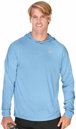 Candid Blue Heather Champion PowerTrain Heather mens Hood - Size M