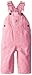 Carhartt Baby Girls' Washed Microsanded Canvas Flannel Lined Bib Overall