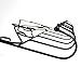 Marrywindix 7 Hooks Metal Over the Door Rack Hanger Hooks Organizer Black