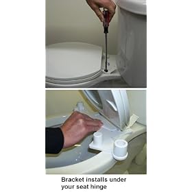 Tall-Ette Extra Wide Toilet Seat with Arms and Legs