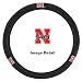 UN University of Nebraska Cornhuskers Car Truck SUV Genuine High-Grade Leather Steering Wheel Cover