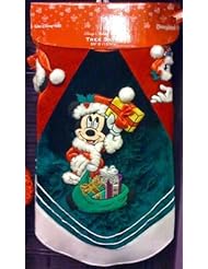 Home: Disney Park Mickey Minnie Mouse Character Christmas Holiday Tree Skirt NEW