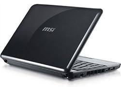 MSI Wind U100-641US 10-Inch Black Netbook - 3 Cell Battery
