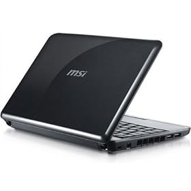 MSI Wind U100-641US 10-Inch Black Netbook - 3 Cell Battery