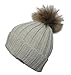 YUTRO Fashion Trendy Fox Pom Wool Winter Women Beanie Skully Hat