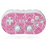 Design Skins for Nintendo Wii Classic Controller - Pretty in pink Design Folie