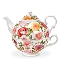 Portmeirion Rose Bouquet Tea-For-One Pot 10 oz.