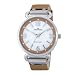 Anne Klein,AK Anne Klein Women's 109651MPCM Swarovski Crystal Silver-Tone Mother-Of-Pearl Dial Camel Leather Strap Watch,AK Anne Klein,109651MPCM,B004OENGGS