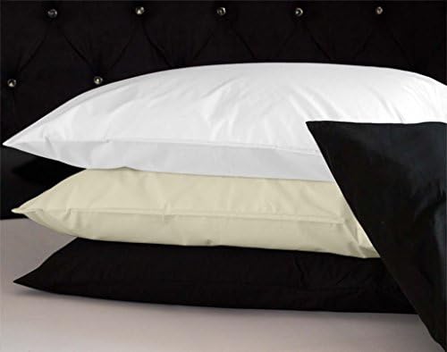 Solretail Luxury 100% Cotton Black Housewife Pillowcase