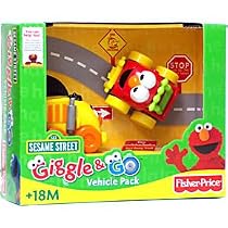 Sesame Street Giggle & Go Bert and Elmo Vehicle Pack