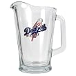 Los Angeles Dodgers MLB 60oz Glass Pitcher - Primary Logo by Great American Products