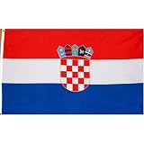 Croatia Flag 3ft x 5ft Brand NEW 3x5 CROATIAN Banner