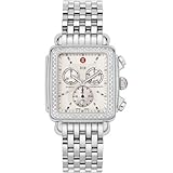 Michele Woman's MWW06J000008 Deco XL Diamond Stainless Steel Bracelet Watch