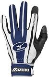 : Mizuno Vintage Pro Youth G2 Batting Glove (Navy, Medium)