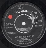 ANY WAY YOU WANT IT 7" (45)