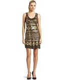 Romeo & Juliet Couture Women's Sequin Patterned Racerback Knit Dress