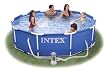 Intex 10' x 30" Metal Frame Pool Set w/ Filter Pump - Model 56998E